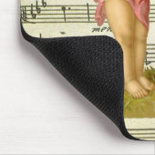 パンパイプとヴィンテージクリスマス、ミュージシャンエンジェル マウスパッド (コーナー)