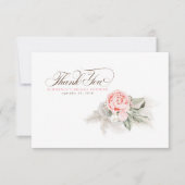 パンパエレガントスグラスピンクフローラありがとう サンキューカード (正面)