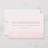 パンパエレガントスグラスピンクフローラありがとう サンキューカード (裏面)