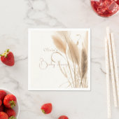 パンパエレガントスグラスベイビーシャワー スタンダードカクテルナプキン (インサイチュ)