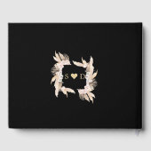 パンパエレガントスグラスホワイトオーキッドバラズ結婚 ゲストブック (裏面)