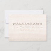 パンパエレガントスグラスホワイトフローラありがとう サンキューカード (裏面)