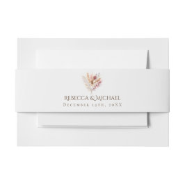 パンパエレガントスグラスワイルドフラワーボホ結婚ズ 招待状ベリーバンド