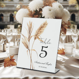 パンパエレガントスグラス結婚のテーブル番号 台座サイン