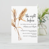 パンパエレガントスグラス結婚のリハーサル 招待状 (スタンド正面)