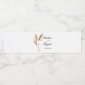 パンパエレガントスグラス結婚ズ ペットボトルラベル (シングルラベル)