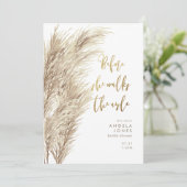 パンパスウォークザアイルブライダルシャワー 招待状 (スタンド正面)