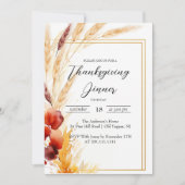 パンパスオータムンサムシングディナー 招待状 (正面)