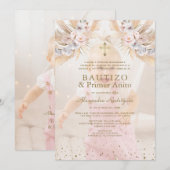 パンパスグエレガントラスフローラプライマーアニートバウティゾ 招待状 (正面/裏面)
