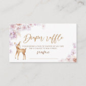 パンパスグラスああ鹿おむつラッフルチケット エンクロージャーカード (正面)