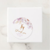 パンパスグラスああ鹿の赤ちゃんシャワーメッセージカード フェイバータグ (インサイチュ)