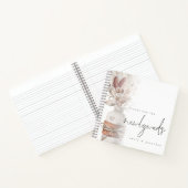 パンパスグラスがニューライヴァーズに願うゲストブック ノートブック (内部)