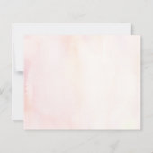 パンパスグラスとピンク熱帯花アドバイスカード (裏面)