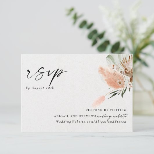 パンパスグラスとロマンチックなボヘミア 出欠カード (スタンド正面)