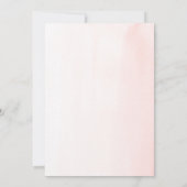 パンパスグラスと結婚ズドレスブライダルシャワー 招待状 (裏面)