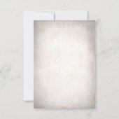 パンパスグラスと緑の結婚式RSVP 出欠カード (裏面)