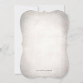 パンパスグラスと緑の花嫁の提案 招待状 (裏面)