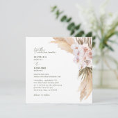 パンパスグラスのデザート自然乾燥植物薬 (スタンド正面)