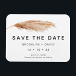 パンパスグラスのミニマリスト結婚式の日付を保存 マグネット<br><div class="desc">パンパスグラスのミニマリスト結婚式を保存する日付マグネットこの結婚式は、白い背景にパンパスグラスと黒い文字を備えた日付マグネットを保存しま独身のす。デザインシンプルのミニマルとミニマルな、この間引き日を保存するモダンは、ゲストに対し結婚てあなたの日付を発表する方法である。</div>