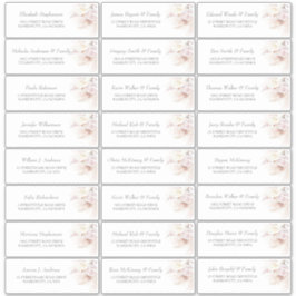 パンパスグラスアンスリウムズゲストネーム住所 シール