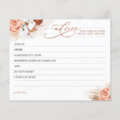 パンパスグラスアンドテラコッタフラワーズアドバイスカード (正面)