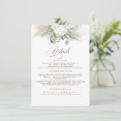 パンパスグラスアースシェードフローラ結婚ズ詳細 エンクロージャーカード (スタンド正面)