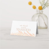 パンパスグラスウェディングレセプションゲストまたはエスコート プレイスカード (裏面)