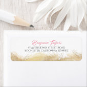 パンパスグラスウォーターカラーエキゾチック ラベル (インサイチュ)