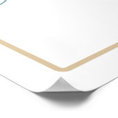 パンパスグラスエレガントジェンダーがウェルカムサインを明らかにする ポスター (角)