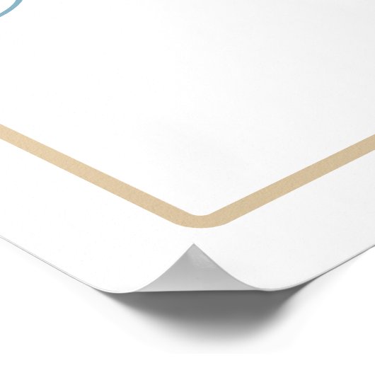 パンパスグラスエレガントジェンダーがウェルカムサインを明らかにする ポスター (角)