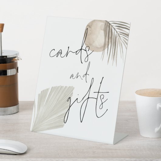 パンパスグラスカードギフトスクリプト結婚ズ 台座サイン (インサイチュ)