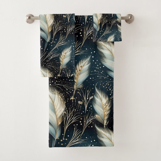 パンパスグラスグリッター バスタオルセット (インサイチュ)