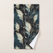 パンパスグラスグリッター バスタオルセット (ハンドタオル)