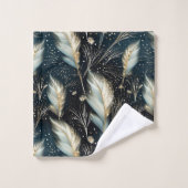 パンパスグラスグリッター バスタオルセット (ウォッシュタオル)