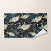 パンパスグラスグリッター バスタオルセット (ハンドタオル)