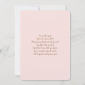 パンパスグラスサプライズベビーシャワーガール招待状 招待状 (裏面)