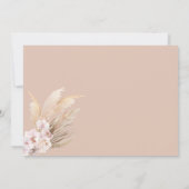 パンパスグラスサンキューカードベージュ サンキューカード (裏面)