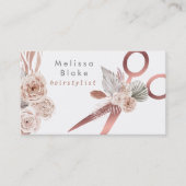 パンパスグラスシザーヘアリスト 名刺 (正面)