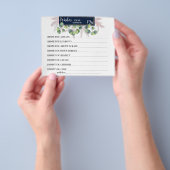 パンパスグラスシャワーカード夫人を迎えたいと思う チラシ (手)