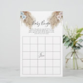 パンパスグラスジェンダーパーティーベビービンゴゲーム (スタンド正面)