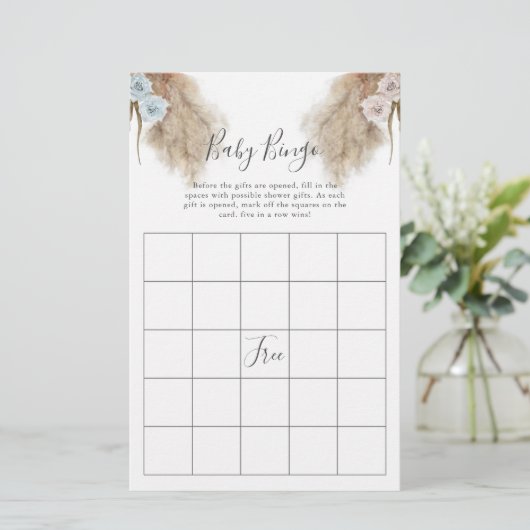 パンパスグラスジェンダーパーティーベビービンゴゲーム (スタンド正面)