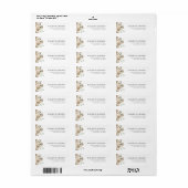 パンパスグラスセージ緑結婚の住所 ラベル (フルシート)