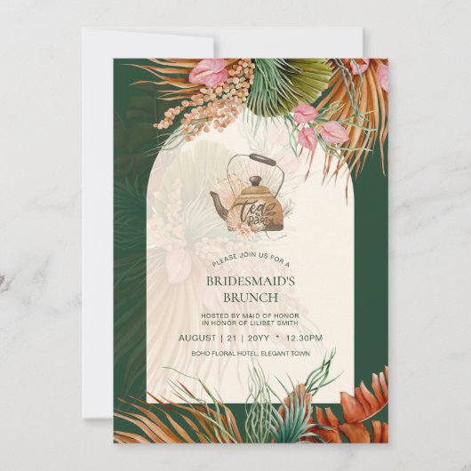 パンパスグラステアパーティーブライダルシャワーランチ (正面)