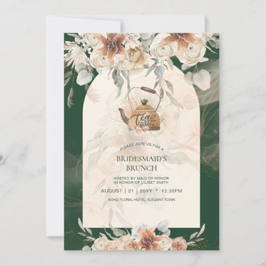 パンパスグラステアパーティーブライダルシャワーランチ (正面)