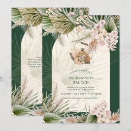 パンパスグラステアパーティーブライダルシャワーランチ