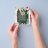 パンパスグラステアパーティーブライダルシャワーランチ チラシ (手)