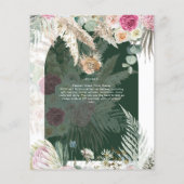 パンパスグラステアパーティーブライダルシャワーランチ チラシ (裏面)