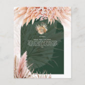 パンパスグラステアパーティーブライダルシャワーランチ チラシ (裏面)