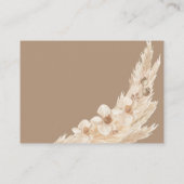 パンパスグラステディベアおむつラッフル エンクロージャーカード (裏面)