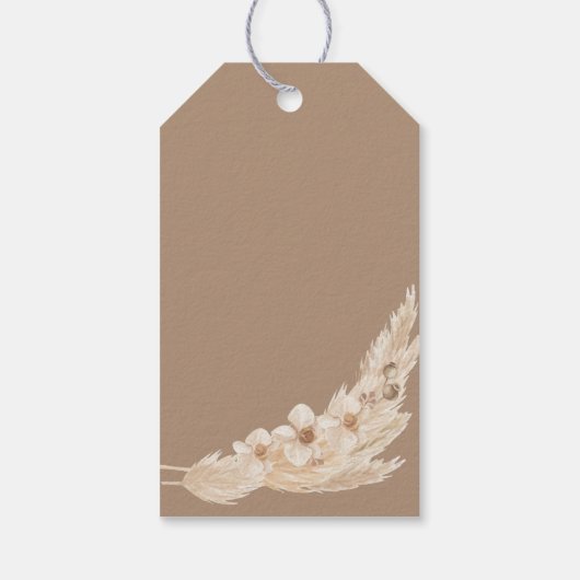 パンパスグラステディベア ギフトタグ (裏面)